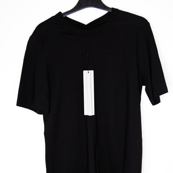 BNWT SS25 RICK OWENS "HOLLYWOOD" LEVEL T TSHIRT BLACK S & M - Picture 2 of 14